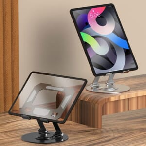 タブレットスタンド 360°回転 高さ・角度調整 折りたたみ式 iPad対応｜DotLine - 画像 (8)